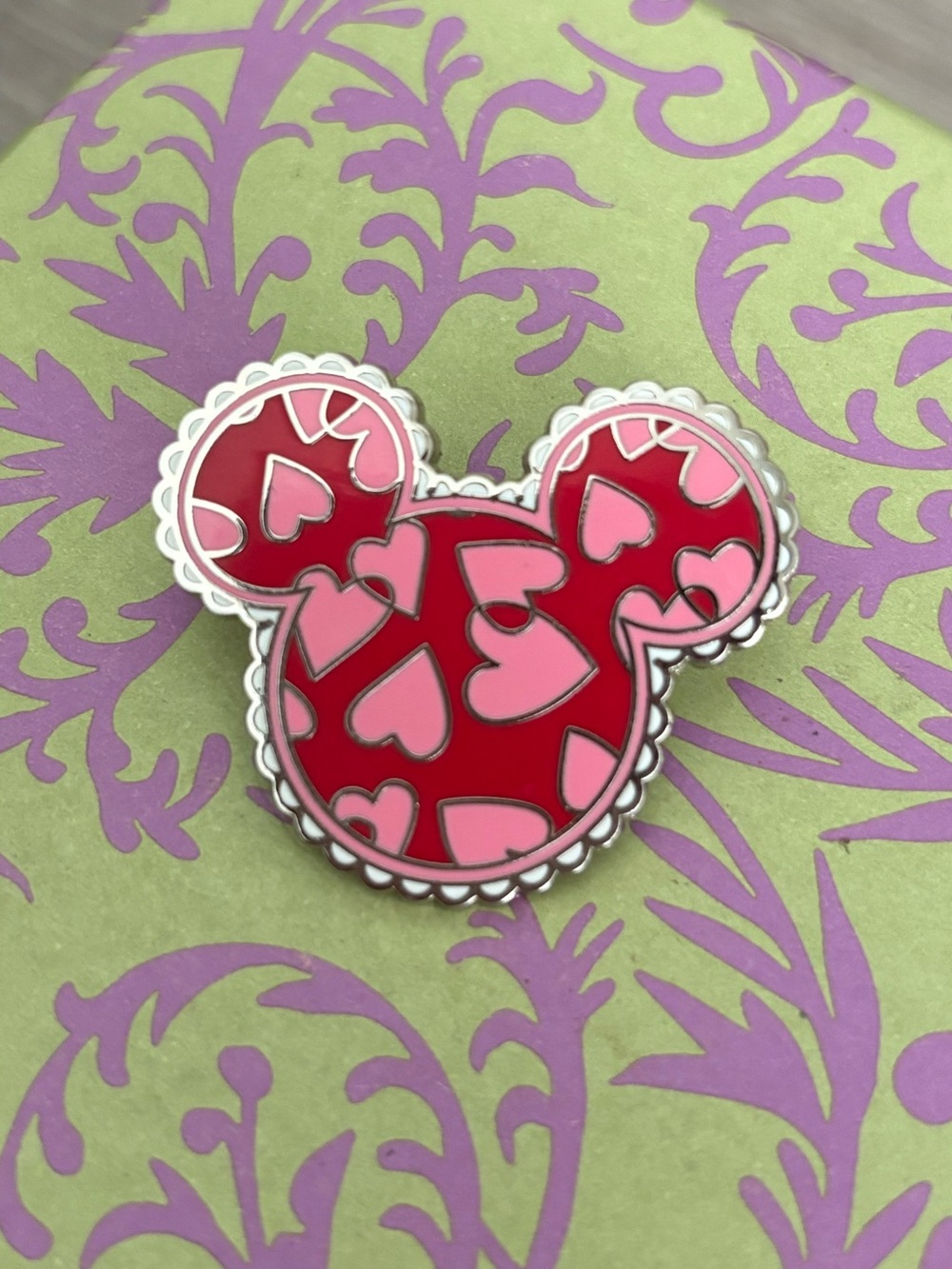 Mickey Hearts Authentic Disney Pin
